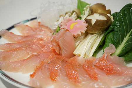 Red snapper shabu shabu